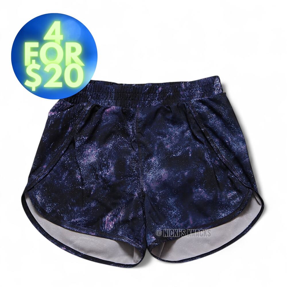 4/$20 - All in Motion Girls Athletic Pull On Lightweight Shorts Navy Size M 7/8